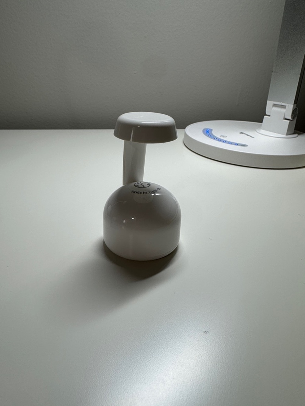 Compact White Touch LED Accent Lamp - Minimal Home Lantern